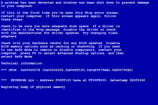 Plavi ekran, Windows se restartuje zbog virusa